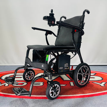 2024 Ex-Demo Careco iConnect Zora Carbon Fibre Portable Folding Electric Powerchair