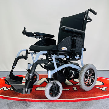 2024 Ex-Display Abilize Pursuit (20” Seat) Portable Folding Electric Powerchair inc Attendant Bracket