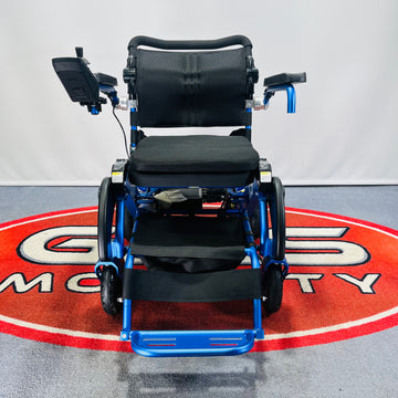 Ex-Demo Motion Healthcare Foldalite Folding Powerchair (Blue)